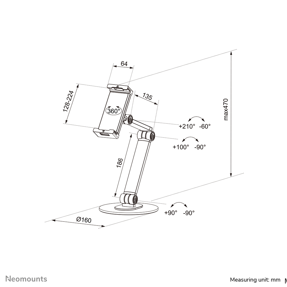 Neomounts tablet stand